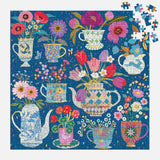 Potted Teacups - Victoria Ball | Galison | 500 Pieces | Jigsaw Puzzle - Puzzles +