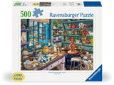 Pottery Studio Sanctuary | Ravensburger | 500 Extra Large Pieces | Jigsaw Puzzle - Puzzles +
