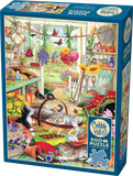 Potting Shed Cats - Claire Comerford | Cobble Hill | 500 Pieces | Jigsaw Puzzle - Puzzles +