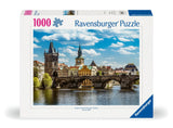 Prague View Of The Charles Bridge | Ravensburger | 1000 Pieces | Jigsaw Puzzle - Puzzles +