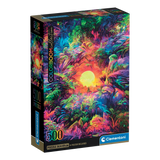 Psychedelic Jungle | Colourbloom Collection | Clementoni | 500 Pieces | Jigsaw Puzzle - Puzzles +