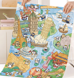 Puppy's Journey Around The World | Maltese | TOI | 1000 Pieces | Jigsaw Puzzle - Puzzles +