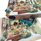 Puzzle Verandah - Sarah Reyes | The Puzzle Collab | 500 Pieces | Jigsaw Puzzle - Puzzles +