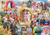 Queen Elizabeth II - Victor McLindon | Gibsons | 1000 Pieces | Jigsaw Puzzle - Puzzles +