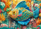 Quilled Fish | CherryPazzi | 1000 Pieces | Jigsaw Puzzle - Puzzles +