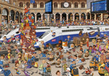 Railway Station- Francois Ruyer | Piatnik | 1000 Pieces | Jigsaw Puzzle - Puzzles +