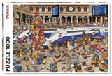 Railway Station- Francois Ruyer | Piatnik | 1000 Pieces | Jigsaw Puzzle - Puzzles +