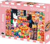 Rainbow Ballons - Gaspard et Lisa | Botop Blackcard | 1000 Pieces | Jigsaw Puzzle - Puzzles +