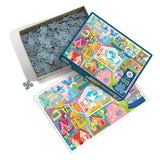 Rainbow Birdies - Allegra Vernon | USJPA Speed Run | Cobble Hill | 500 Pieces | Jigsaw Puzzle - Puzzles +