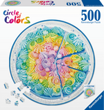 Rainbow Cake - Circle Of Colours | Ravensburger | 500 Pieces | Circular Jigsaw Puzzle - Puzzles +