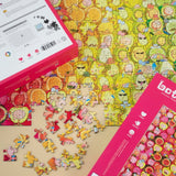 Rainbow Fruit | Botop Blackcard | 1000 Pieces | Jigsaw Puzzle - Puzzles +