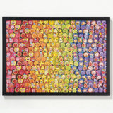 Rainbow Fruit | Botop Blackcard | 1000 Pieces | Jigsaw Puzzle - Puzzles +