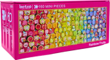 Rainbow Fruits | Botop | 160 Pieces | Mini Jigsaw Puzzle - Puzzles +