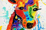 Rainbow Giraffe | Micro Puzzles | 150 Pieces | Micro Jigsaw Puzzle - Puzzles +