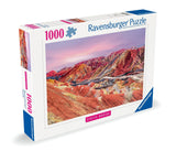 Rainbow Mountains - China | Beautiful Mountains | Ravensburger | 1000 Pieces | Jigsaw Puzzle - Puzzles +