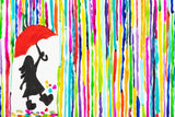 Rainbow Rain | Micro Puzzles | 150 Pieces | Micro Jigsaw Puzzle - Puzzles +