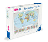 Political World Map | Ravensburger | 1000 Pieces | Jigsaw Puzzle