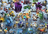 Minecraft Mobs | Minecraft | Ravensburger | 1000 Pieces | Jigsaw Puzzle