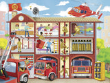 Firehouse Frenzy | Ravensburger | 100 XXL Pieces | Jigsaw Puzzle