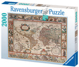 Map Of World From 1650 | Ravensburger | 2000 Pieces | Jigsaw Puzzle