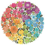Flowers - Circle Of Colours | Ravensburger | 500 Pieces | Circular Jigsaw Puzzle