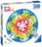 Ice Cream - Circle Of Colours | Ravensburger | 500 Pieces | Circular Jigsaw Puzzle