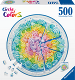 Rainbow Cake - Circle Of Colours | Ravensburger | 500 Pieces | Circular Jigsaw Puzzle