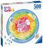 Poke Bowl - Circle Of Colours | Ravensburger | 500 Pieces | Circular Jigsaw Puzzle