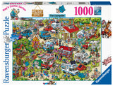 The Campsite - Holiday Resort 1 | Ray's Comic Series | Ravensburger | 1000 Pieces | Jigsaw Puzzle