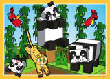 Realms & Adventures | Minecraft | Ravensburger | 4 x 100 Pieces | Jigsaw Puzzle - Puzzles +