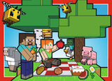 Realms & Adventures | Minecraft | Ravensburger | 4 x 100 Pieces | Jigsaw Puzzle - Puzzles +