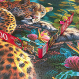 Reclining Leopard | CherryPazzi | 500 Pieces | Jigsaw Puzzle - Puzzles +