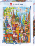 Red Arches - Charming Village | Tatyana Murova | Heye | 1000 Pieces | Jigsaw Puzzle - Puzzles +