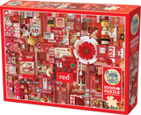 Red - Colour Project | Shelley Davies | Cobble Hill | 1000 Pieces | Jigsaw Puzzle - Puzzles +