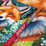 Red Fox In Flowers | CherryPazzi | 1000 Pieces | Jigsaw Puzzle - Puzzles +