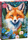 Red Fox In Flowers | CherryPazzi | 1000 Pieces | Jigsaw Puzzle - Puzzles +