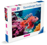 Red Lionfish | Colourful Animals | Ravensburger | 500 Pieces | Jigsaw Puzzle - Puzzles +