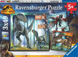Restricted Access - Jurassic World Dominion | Ravensburger | 3 x 49 Pieces | Jigsaw Puzzle - Puzzles +