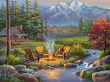 Riverside Living Room | Ravensburger | 750 Extra Large Pieces | Jigsaw Puzzle - Puzzles +