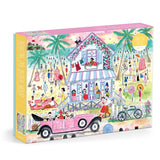 Roaring 20s Beach House - Michael Storrings | Galison | 1000 Pieces | Jigsaw Puzzle - Puzzles +