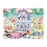Roaring 20s Beach House - Michael Storrings | Galison | 1000 Pieces | Jigsaw Puzzle - Puzzles +