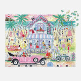 Roaring 20s Beach House - Michael Storrings | Galison | 1000 Pieces | Jigsaw Puzzle - Puzzles +