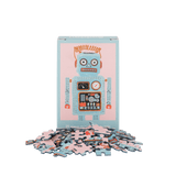 Robot - Natalia Yañez-Stiel | Happily | 99 Pieces | Mini Jigsaw Puzzle - Puzzles +