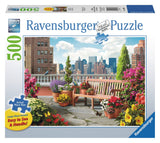 Rooftop Garden | Ravensburger | 500 Extra Large Pieces | Jigsaw Puzzle - Puzzles +