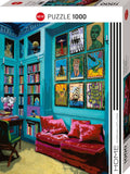 Room With Red Sofa - Home | Norman O'Flynn | Heye | 1000 Pieces | Jigsaw Puzzle - Puzzles +