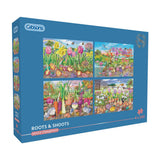 Roots And Shoots - Janice Daughters | Gibsons | 4 X 500 Pieces | Jigsaw Puzzle - Puzzles +