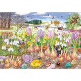 Roots And Shoots - Janice Daughters | Gibsons | 4 X 500 Pieces | Jigsaw Puzzle - Puzzles +