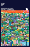 Saffron Sunset Over Brisbane | Debra Hood Art | 1000 Pieces | Jigsaw Puzzle - Puzzles +
