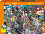 San Francisco Quest - Pixorama | eBoy | Heye | 1000 Pieces | Jigsaw Puzzle - Puzzles +