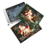 Santa Painting Cars - Tom Newsom | Cobble Hill | 1000 Pieces | Jigsaw Puzzle - Puzzles +